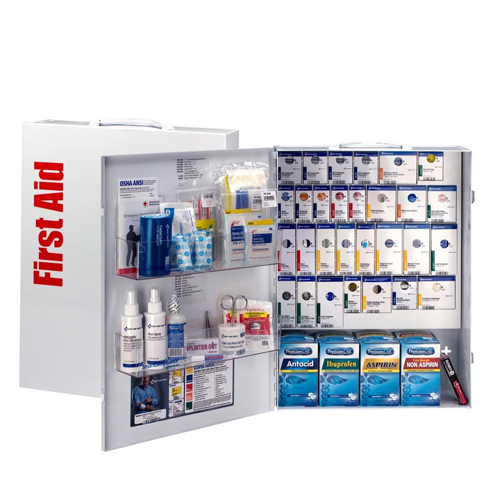 150 Person XL Smartcompliance Metal Cabinet with Medication, 109 Pc