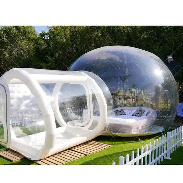 Transparent Inflatable Bubble Tent Spherical Clear House Kids Party Clear Inflatable Bubble Cabin Lodge Starry Sky Dome