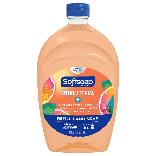 50 Oz. Anti-Bacterial Crisp Clean Liquid Hand Soap Refill