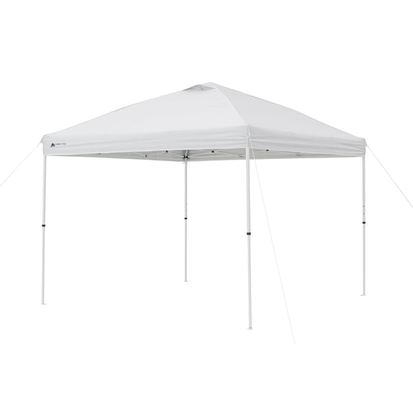 Simple Push Straight Leg Instant Canopy, White, 10 Ft X 10 Ft